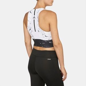 adidas marble crop top